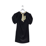 ANTONIO MELANI NWT$179 PUFF SLEEVE DRESS BLACK 10