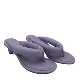 HEEL SLIP ON SANDAL SHOES LAVENDER 9