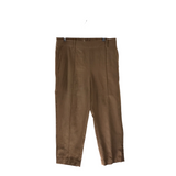 VINCE STRAIGHT LEG DESIGNER PANT BEIGE LARGE