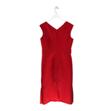 AKRIS PUNTO SLEEVELESS DESIGNER DRESS RED 8