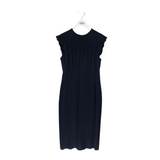 ESCADA KNIT SLEEVELESS DESIGNER DRESS NAVY 38