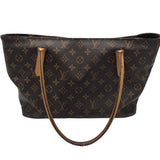 LOUIS VUITTON 2012 "RASPAIL" PM LUXE HANDBAG BROWN