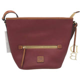 DOONEY & BOURKE NWT PEBBLE CROSSBODY HANDBAG RED BROWN