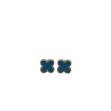14K STUD EARRING w/ TURQUOISE LUXE JEWELRY