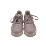 NIKE RET$115 "'0'7 AIR FORCE" LEATHER SNEAKER SHOES PURPLE WHITE 7