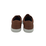 RET$179 LEATHER SNEAKER WITH BOX MEN SHOE BROWN 9
