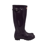 HUNTER RUBBER TALL RAINBOOT BOOTS PURPLE 7