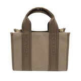 COACH RET$378 SMITH MINI TOTE HANDBAG CREME
