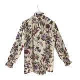 TUCKERNUCK NWT LONG SLEEVE DESIGNER TOP CREAM OLIVE X LARGE