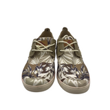 TOMMY BAHAMA FLORAL LOAFER MEN SHOE TAN WHITE 12