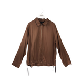 RAG & BONE ZIP LONG SLEEVE MEN JACKET BROWN XLARGE