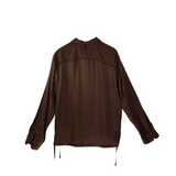 RAG & BONE ZIP LONG SLEEVE MEN JACKET BROWN XLARGE