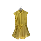 TORY BURCH SLEEVELESS DESIGNER DRESS YELLOW 2