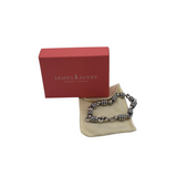 JAMES AVERY RETIRED BEADED LINK BRACELET SILVER