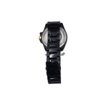 CHARLES-HUBERT RET$859 STAINLESS STILL WATCH BLACK SILVER