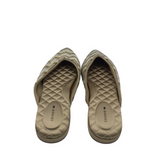 BIRDIES BEADED POINTY MULE SHOES GOLD CREME 9