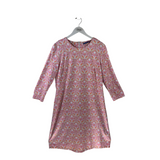 J MCLAUGHLIN 3/4 SLEEVE DESIGNER DRESS PINK PEACH XL