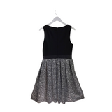 KARL LAGERFELD SLEEVELESS DRESS BLACK WHITE 8