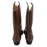 MEZLAN LIZARD WESTERN MEN BOOTS BROWN 11.5