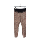 JOHNNY WAS ANIMAL PRINT LEGGING DESIGNER PANT CREME BLACK MEDIUM