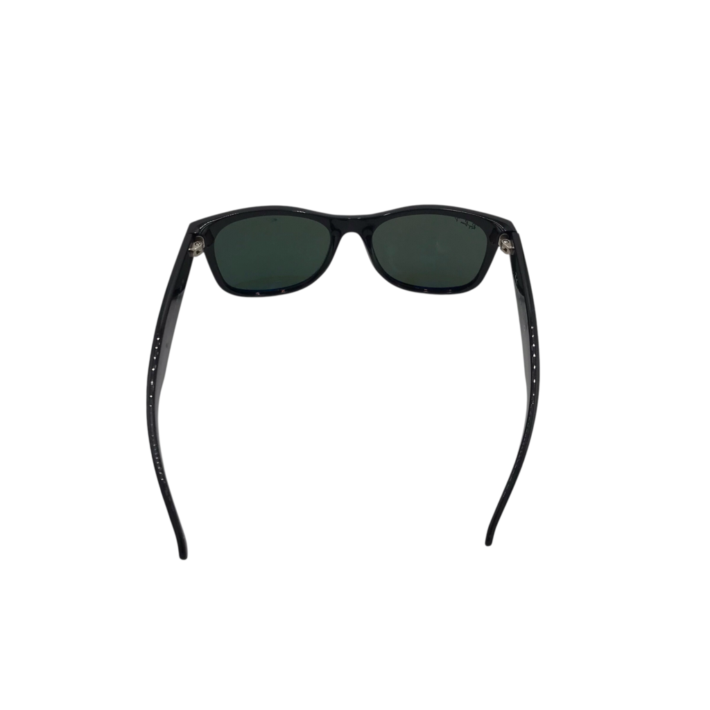 RAY-BAN RET$191 WAYFARER SUNGLASSES/READERS BLACK