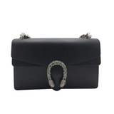 GUCCI AS-IS DIONYSUS LEATHER SHOULDER LUXE HANDBAG BLACK