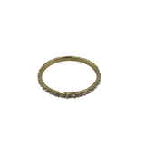 KENNETH J LANE FAUX PEARLS BANGLE BRACELET GOLDTONE WHITE