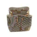 LOUIS VUITTON NAUTICAL NEONOE MM BUCKET LUXE HANDBAG DAMIER AZUR