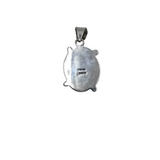 .925 GEMSTONE PENDANT JEWELRY SILVER GREEN