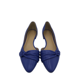 TALBOTS LEATHER FLATS SHOES BLUE 8.5M