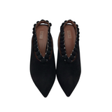 ALAIA MINI BOMBE ANKLE STRAP PUMPS LUXE SHOES BLACK 39.5