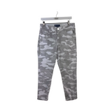 DEMOCRACY CAMO STRAIGHT LEG JEANS GREY WHITE 12