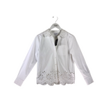 KATE SPADE LONG SLEEVE DESIGNER BLOUSE WHITE XX SMALL