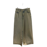 WE THE FREE RET$148 WIDE LEG JEANS YELLOW BLUE 29