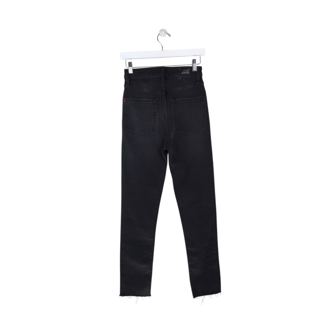 BDG STRAIGHT FRAYED JEANS BLACK 26