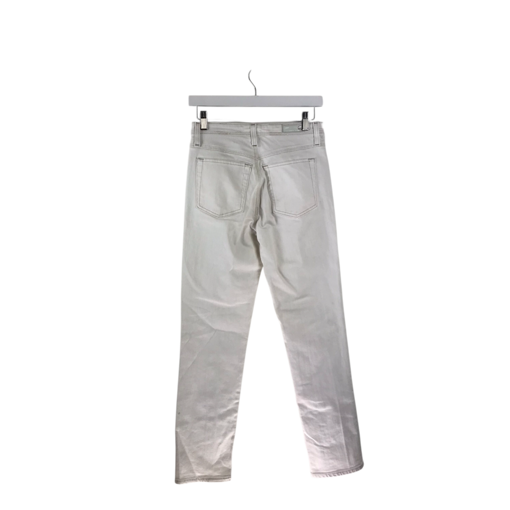 ADRIANO GOLDSCHMIED STRAIGHT LEG DESIGNER JEANS WHITE 26R