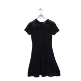 MICHAEL MICHAEL KORS SHORT SLEEVE DRESS BLACK SMALL