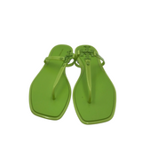 TORY BURCH RET$128 JELLY SANDALS SHOES LIME 10