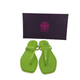 TORY BURCH RET$128 JELLY SANDALS SHOES LIME 10