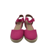 LIFE STRIDE ESPADRILLE SANDAL SHOES PINK 7.5M