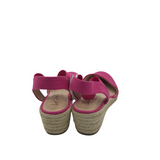 LIFE STRIDE ESPADRILLE SANDAL SHOES PINK 7.5M