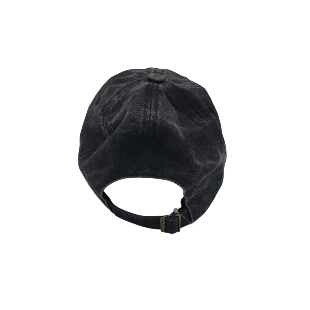 BASEBALL CAP HAT BLACK WHITE OS