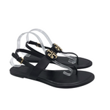 T STRAP SANDAL DESIGNER SHOES BLACK 11