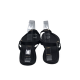 T STRAP SANDAL DESIGNER SHOES BLACK 11