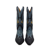 SANCHO WESTERN BOOTS BLUE BLACK 10