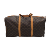 LOUIS VUITTON KEEPALL 55 DUFFLE BAG LUXE LUGGAGE BROWN