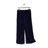 EILEEN FISHER WIDE LEG DESIGNER PANT BLUE X SMALL