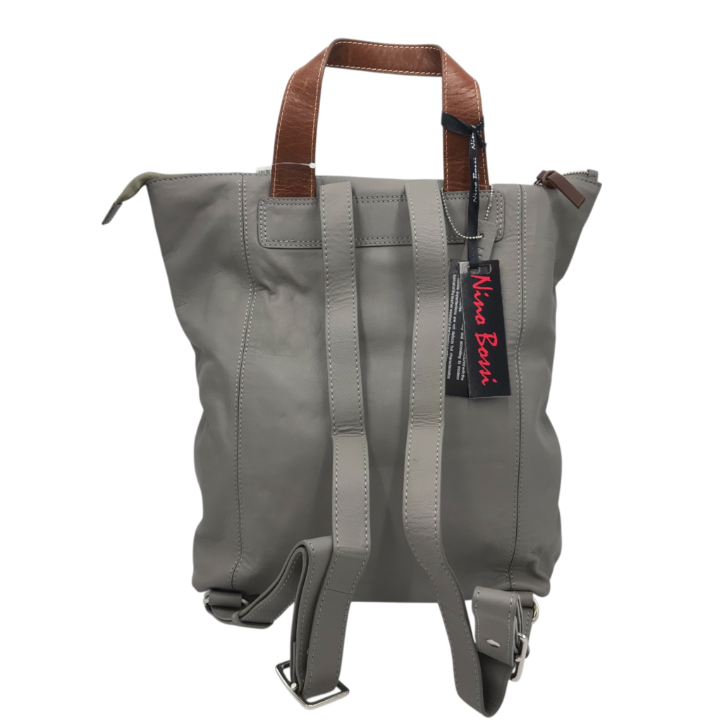 ZIPPER BACKPACK GRAY