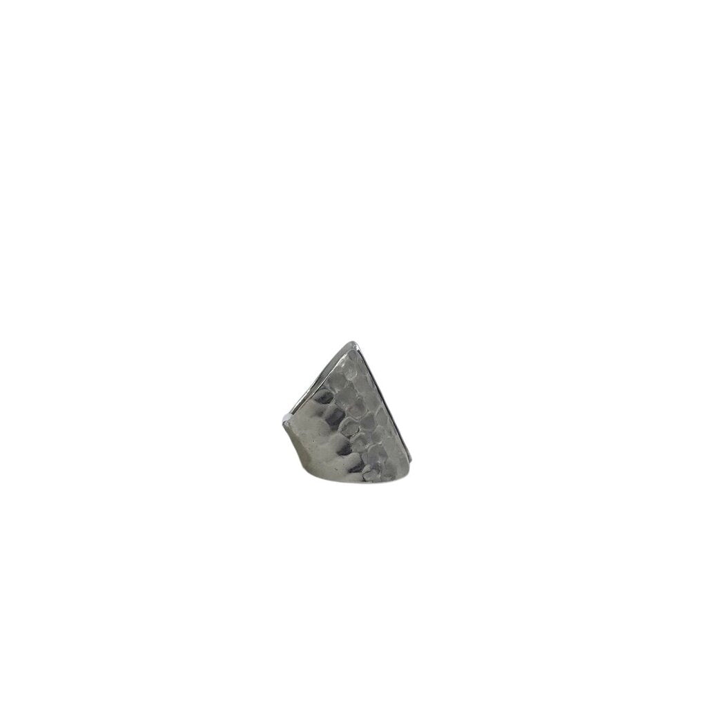 HAMMERED BAND RING SILVER 6
