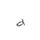 JAMES AVERY RET$130 DOUBLE HEART RING SILVER 9